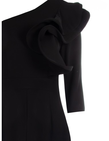 Vloeiende palazzo-jumpsuit met gestructureerde volantmouwen van Rinascimento
