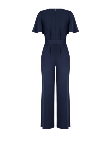 Costume une pièce fluide avec ceinture rigide coordonnée et encolure croisée Rinascimento