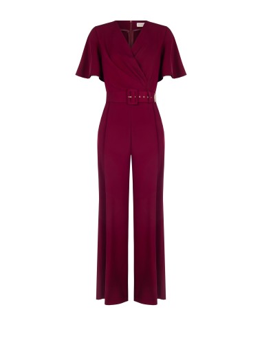 Costume une pièce fluide avec ceinture rigide coordonnée et encolure croisée Rinascimento