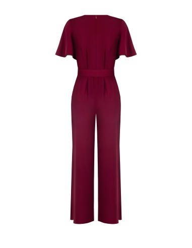 Costume une pièce fluide avec ceinture rigide coordonnée et encolure croisée Rinascimento