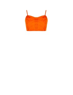 Crop top bralette en toile parachute Rinascimento