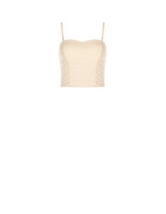 Top bustier à pois Rinascimento