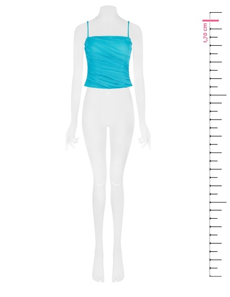 Top Ajusté En Tulle Rinascimento