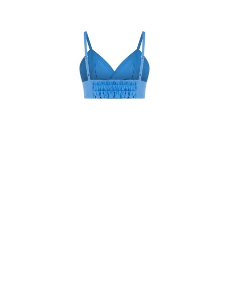 Top bralette en tissu bi-extensible avec élastique froncé au dos Rinascimento