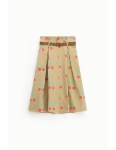 Jupe à motifs avec ceinture Dixie