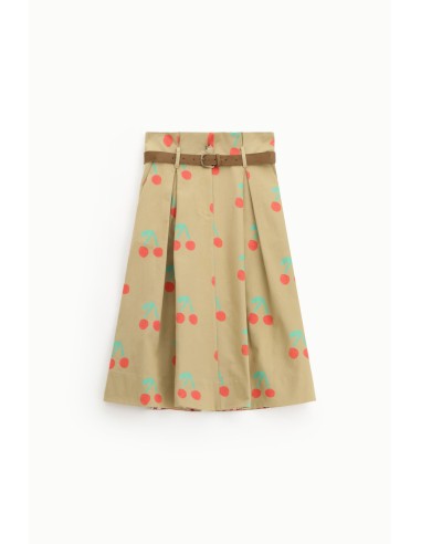 Jupe à motifs avec ceinture Dixie