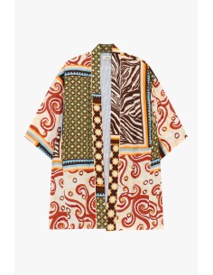 Manteau Duster Fantasy Patchwork Manches larges Dixie
