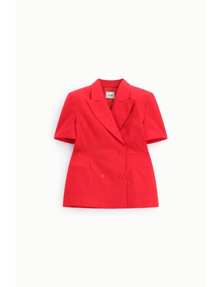 Dixie Tailored Short Sleeve Double Breasted Blazer