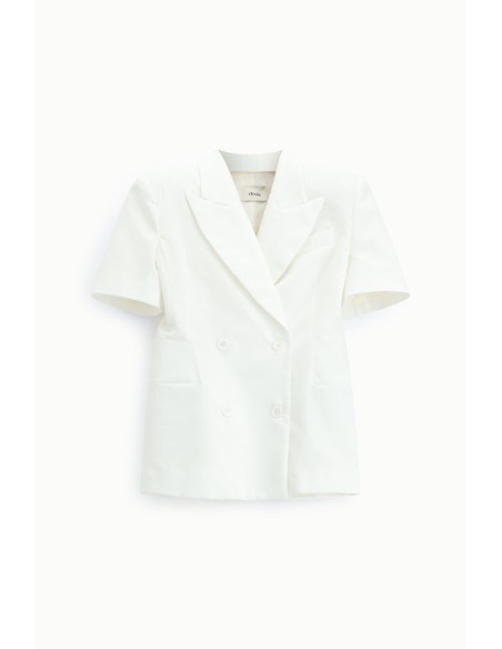 Dixie Tailored Short Sleeve Double Breasted Blazer