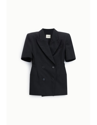 Dixie Tailored Short Sleeve Double Breasted Blazer