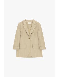 Dixie blazer met één rij knopen en klepzakken