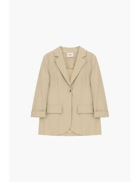 Blazer droit à poches à rabat Dixie