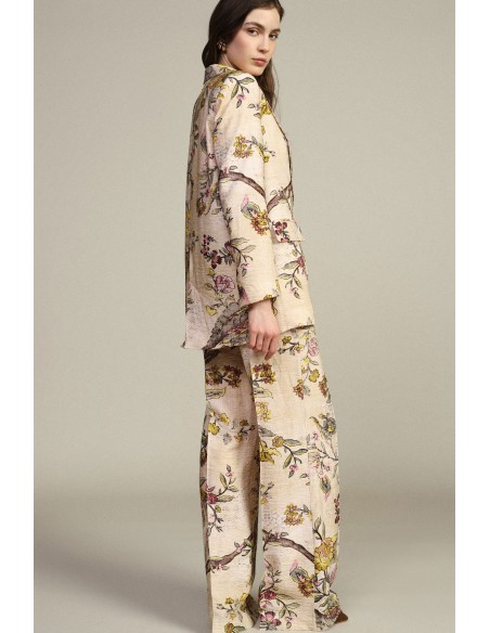 Pantalon Floral Fantasy Palace Taille Haute Dixie