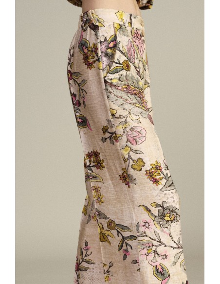 Pantalon Floral Fantasy Palace Taille Haute Dixie