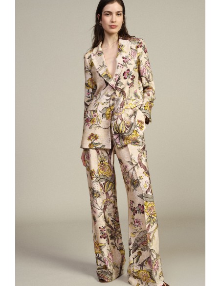 Pantalon Floral Fantasy Palace Taille Haute Dixie