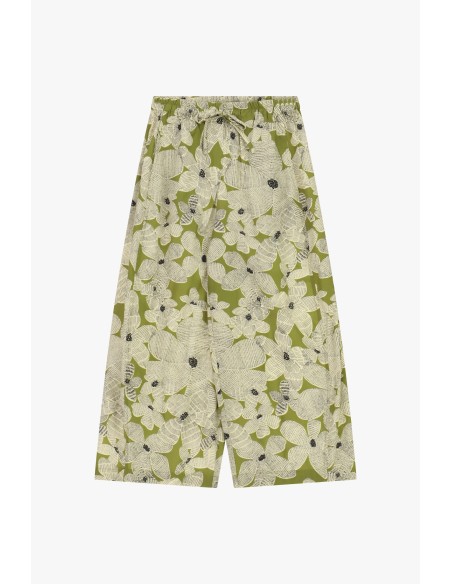 Pantalon à taille élastiquée Dixie, imprimé floral Palace