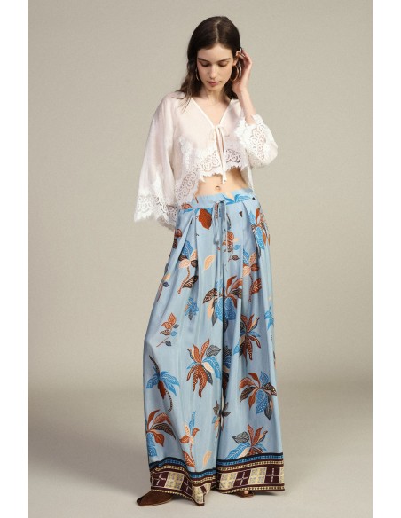 Pantalon Fantasy Palace avec taille haute et cordon de serrage Dixie