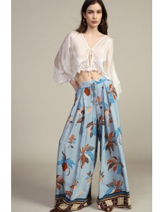 Pantalon Fantasy Palace avec taille haute et cordon de serrage Dixie