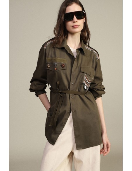 Blazer avec poches et boutons décoratifs Dixie