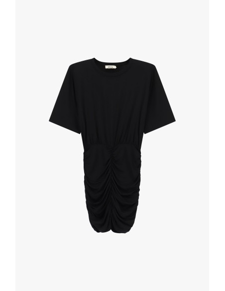 Robe courte avec fronces sur le devant Dixie
