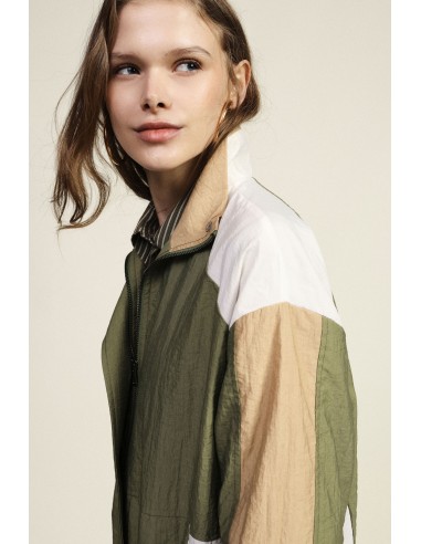 Bomber avec empiècements contrastants et poignets élastiques Dixie