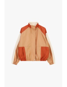 Bomber avec empiècements contrastants et détails élastiqués Dixie 2