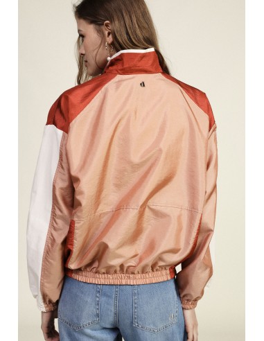 Bomberjack met contrasterende panelen en elastische details Dixie