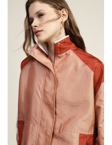 Bomber avec empiècements contrastants et détails élastiqués Dixie