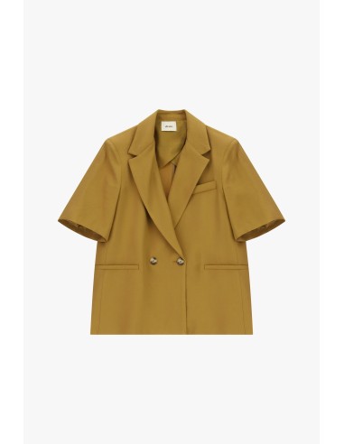 Blazer croisé à manches courtes et poches Dixie