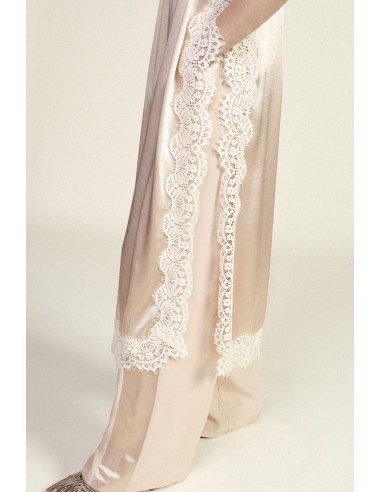 Ensemble avec pantalon large et top en dentelle Dixie
