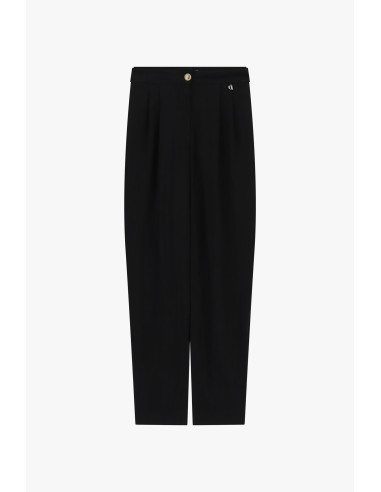 Pantalon palazzo cropped à pinces Dixie