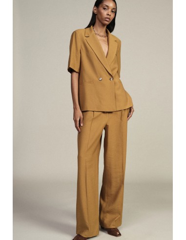 Pantalon palazzo à jambes larges avec pinces Dixie