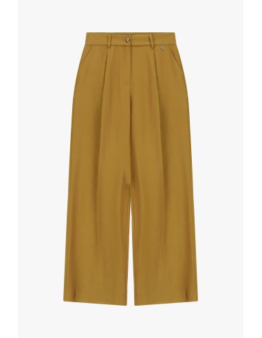 Pantalon palazzo à jambes larges avec pinces Dixie