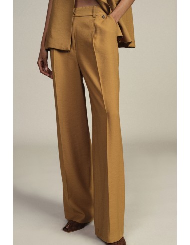 Pantalon palazzo à jambes larges avec pinces Dixie