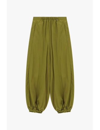 Pantalon palazzo ample avec élastique à la taille et bas Dixie