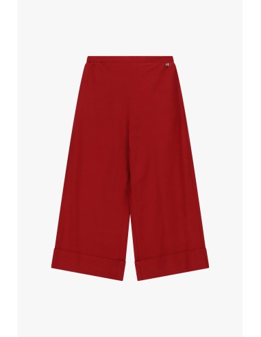 Dixie cropped palazzobroek met extra brede omslagસ્માત