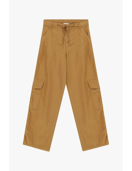 Palazzo-broek met zijzakken in cargostijl Dixie