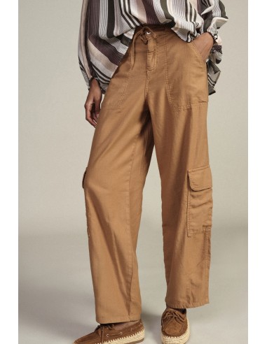 Pantalon palazzo avec poches cargo latérales Dixie