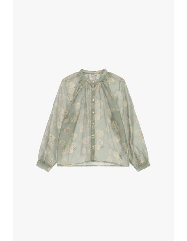 Blouse ample à motif floral et manches longues Dixie