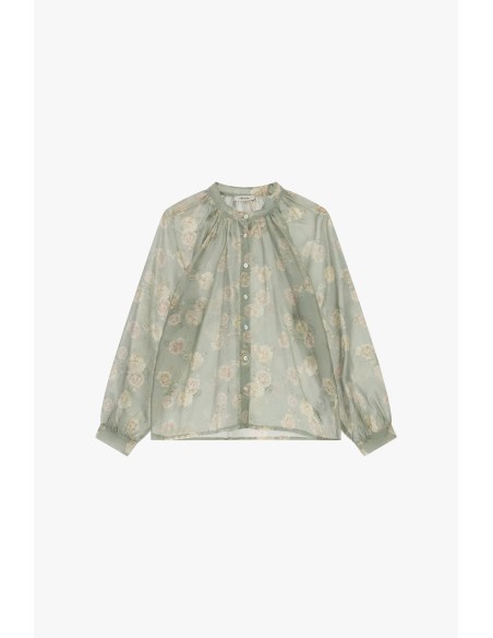 Blouse ample à motif floral et manches longues Dixie
