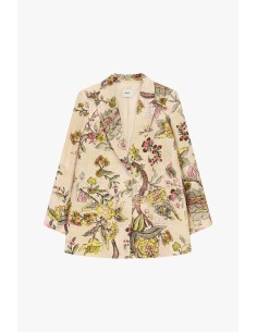 Blazer à motif floral, à boutonnage simple, avec poches Dixie 2
