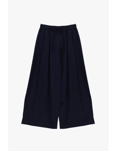 Cropped palazzobroek met elastische tailleband aub