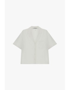 Boxy shirt met korte snit en borstzak alstublieft 2