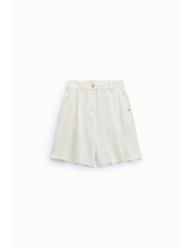 Short regular fit à pinces avec poches latérales Please