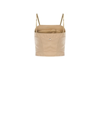 Bustier Crop Top With Elastic Back Rinascimento