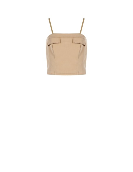 Crop top bustier met elastiek aan de achterkant Rinascimento
