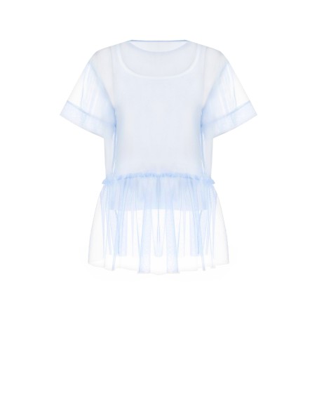 Top large en tulle avec volants et débardeur assorti inclus Rinascimento