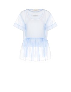 Top large en tulle avec volants et débardeur assorti inclus Rinascimento