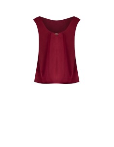 Rinascimento Heavy Satin Sleeveless Backless Top (Top sans manches en satin lourd) 2