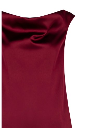 Rinascimento Heavy Satin Sleeveless Backless Top (Top sans manches en satin lourd)